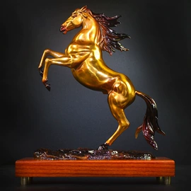 铜雕工艺品;绒沙金工艺品;金属工艺品