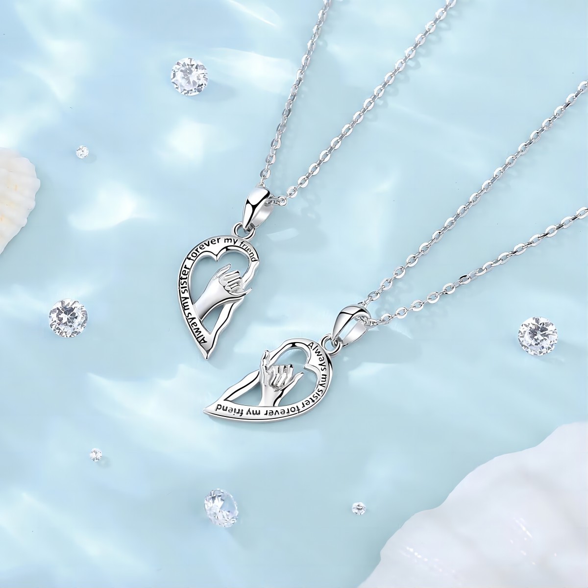 Heart-shaped necklace image 6