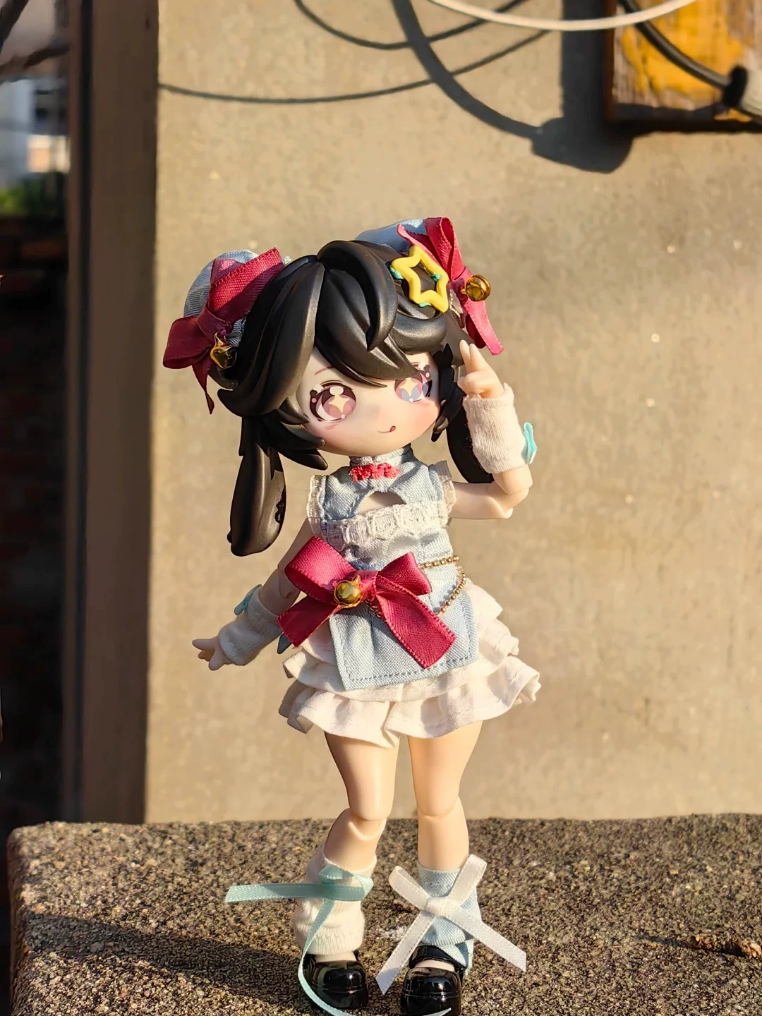 [Первая партия] Неедобные куклы прыгают на луну время Зайчик 12 минут BJD подвижная кукла орнаменты слепая коробка ручная работа