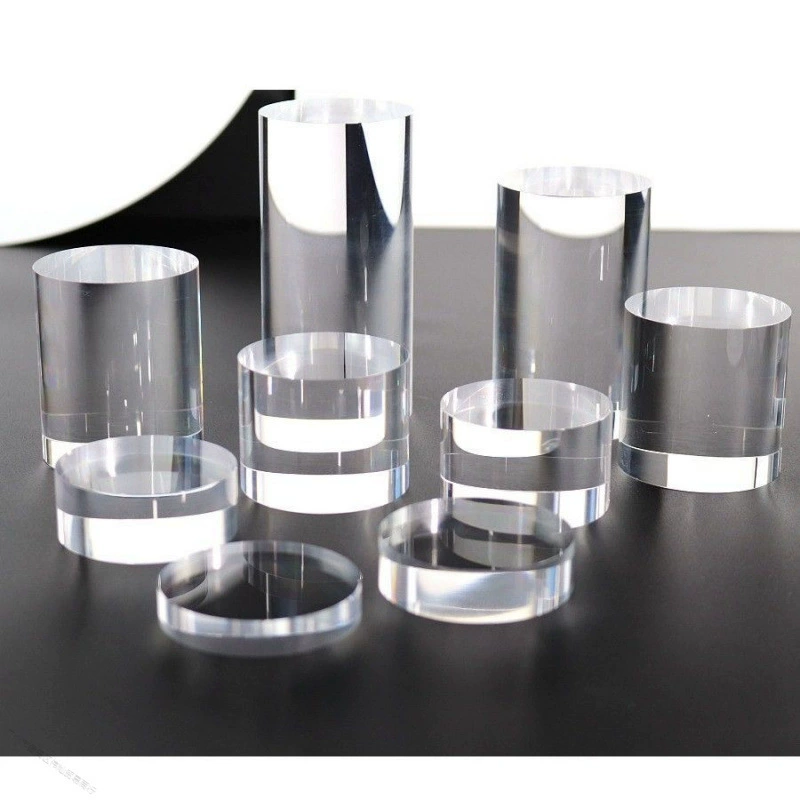 Высокопрозрачный акриловый стержень из органического стекла твердый кристалл цилиндрический пластиковый световод большой диаметр