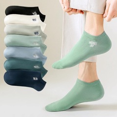 襪子男士防臭吸汗短襪春夏季薄款百搭短筒男襪透氣不掉跟船襪夏天