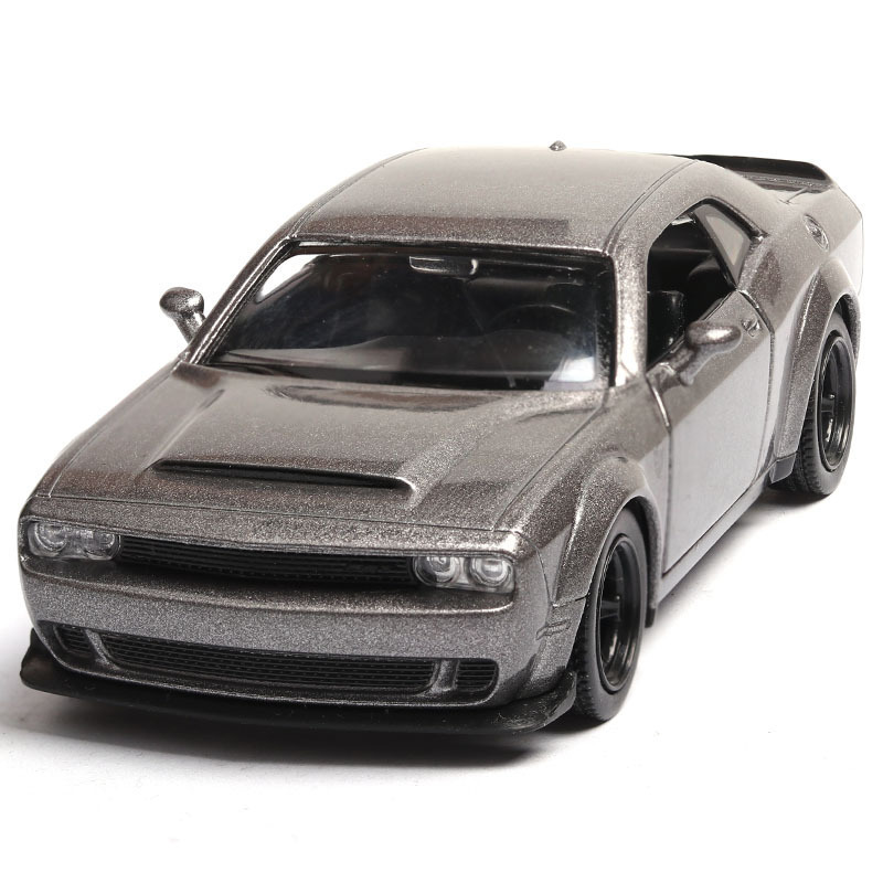 Ma Ke Yi aleación coche modelo 1:36 Dodge infierno gato corriendo puerta silenciosa luz pull back juguete coche modelo Decoración