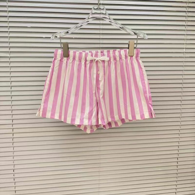 Wholesale Net red thin satin cotton European and American Big Red Book recommended shorts adjustable pajamas outside wear beach pants