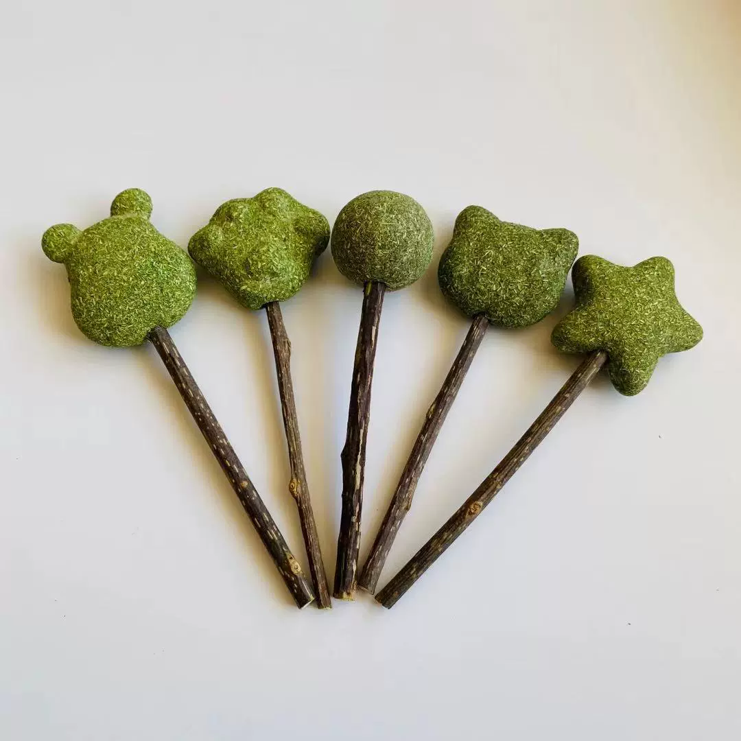 木天蓼猫薄荷球棒棒糖猫草薄荷糖猫咪零食猫咪啃咬玩具逗猫玩具