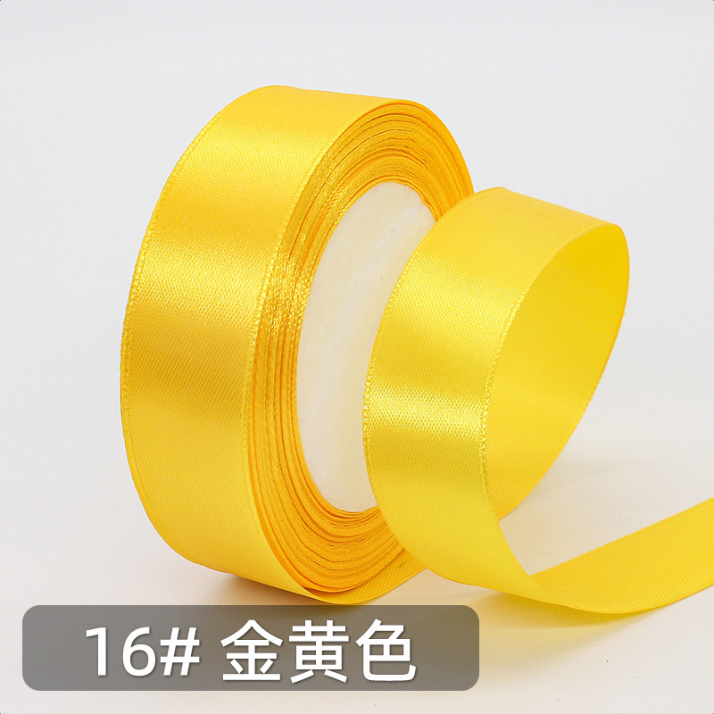 Fábrica al por mayor 2,5 cm cinta de poliéster cinta de embalaje de regalo Cinta de hornear cinta de decoración de la boda