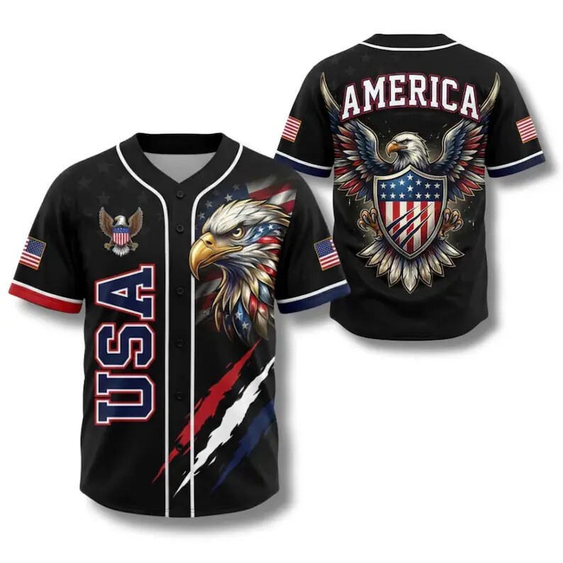 2026 Usa 250Th Anniversary Competition Baseball Jersey 3D Digital Eagle Print Baseball Jersey for Men Wholesale 2026 Usa 250Th Anniversary Competition Baseball Jersey 3D Digital Eagle Print Baseball Jersey for Men Wholesale