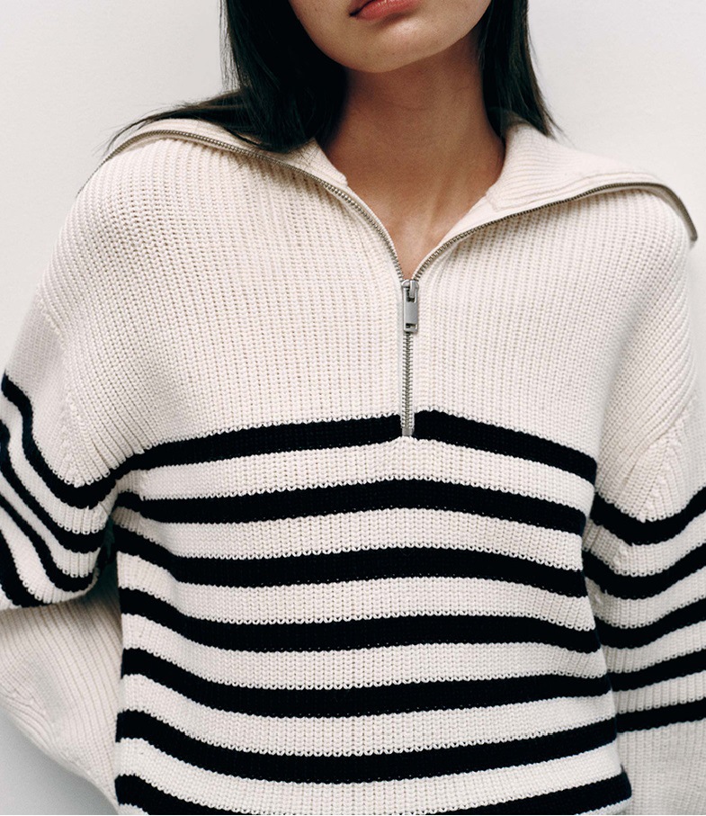 代理平代品質800グラムウール混紡cos風秋冬新作ファッションシンプル女装厚手セーター