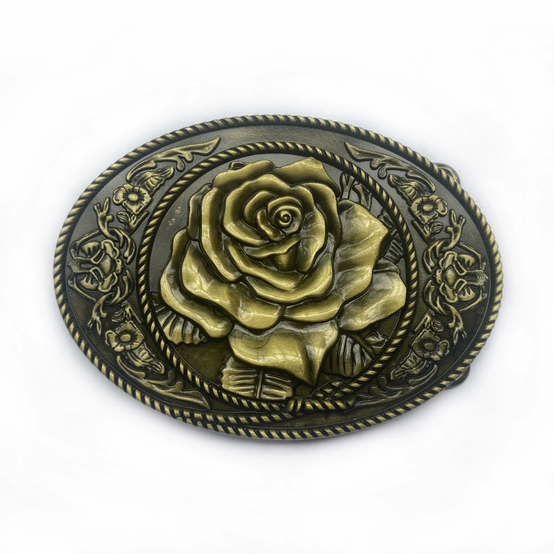 Заводская direct продажа.b Belt buckle из цинкового сплава роза 02682-1, большое количество и выгодная цена