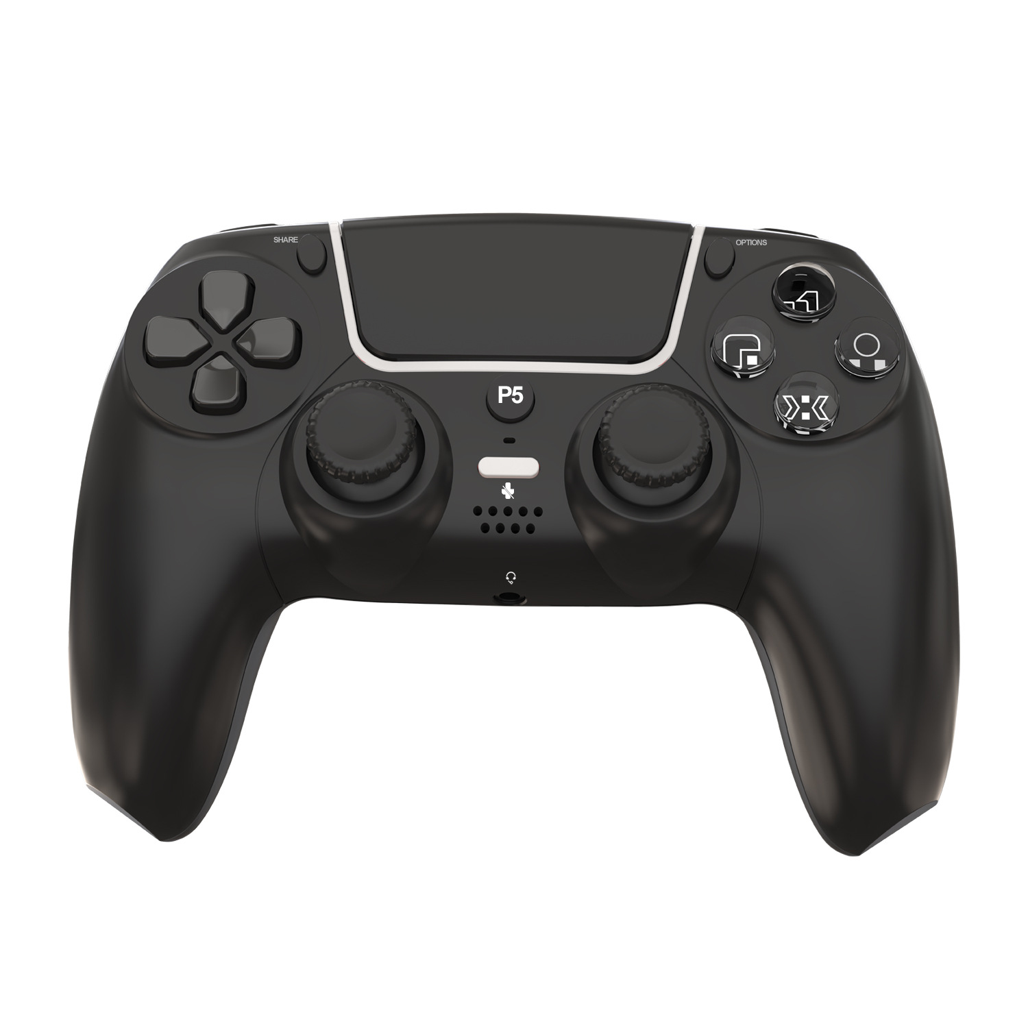 Fabricante PS5 inalámbrico Bluetooth maneja doble vibración giroscopio de seis ejes sensación de cuerpo efecto Hall PS5 control de juegos