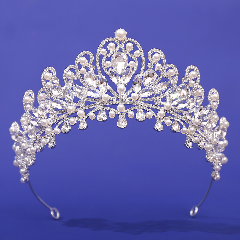 新娘珍珠水晶皇冠