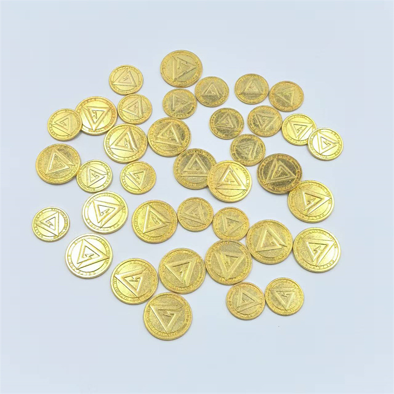 三角洲行动游戏周金色三角币复刻玩具纪念金属模型金属礼物|undefined