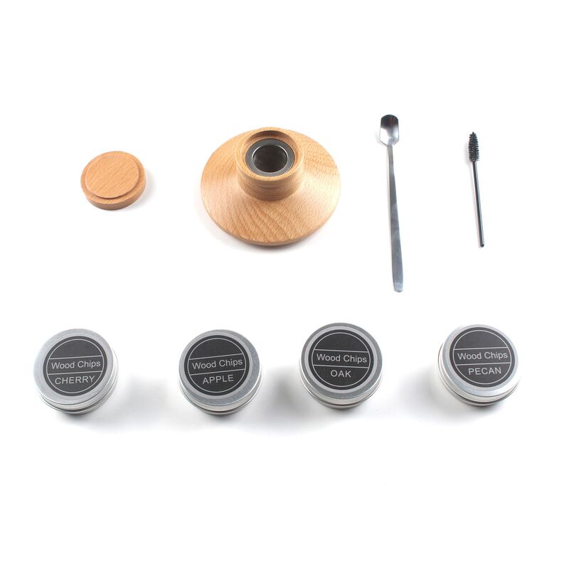現物アマゾンスモーク器スモーク木蓋多味木屑スモーク器木製カクテルスモークセット|undefined
