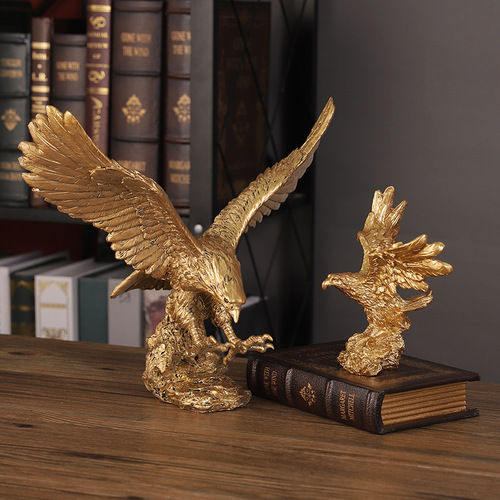 Dapeng spreading wings eagle ornaments home entrance study room company boss desk decoration ornaments opening gifts