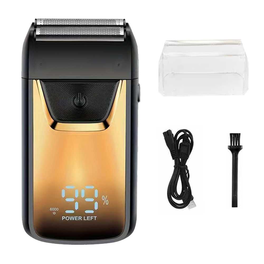 Cortapelos de cabeza de aceite, blanqueador, peluquería, cortapelos, cortapelos, cortapelos eléctricos, empujando cabezas blancas calas, afeitado, pantalla digital