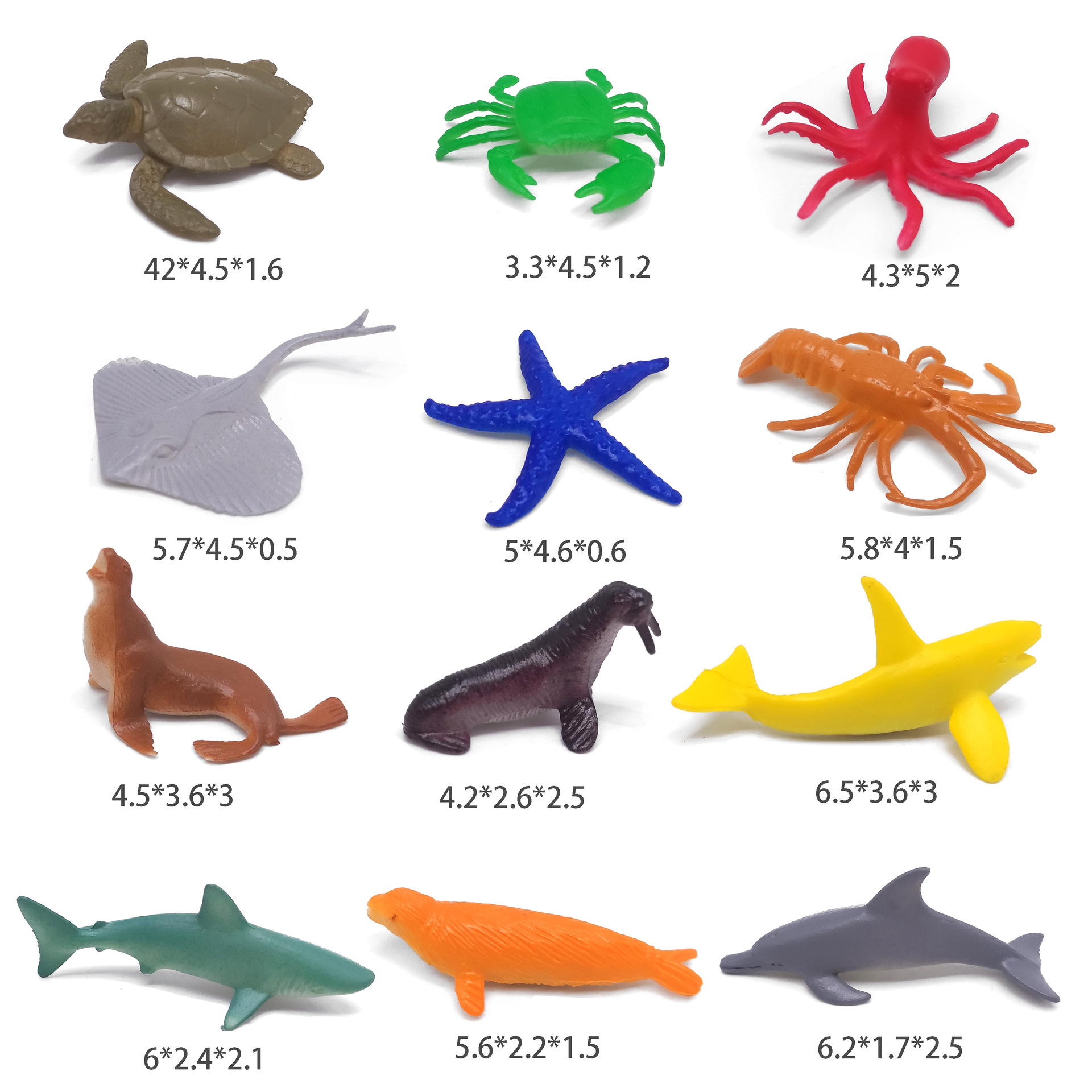 12 해양 동물-조합 D [가방]