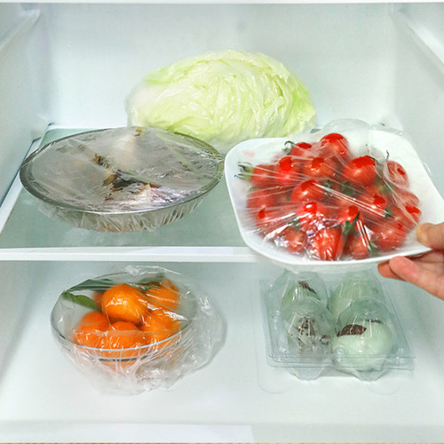 Disposable plastic wrap cover Household food-grade fresh-keeping bowl cover PE plastic wrap cover leftover food preservation cover