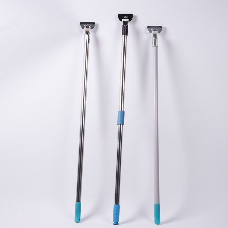 Varilla de fregona de acero inoxidable de aleación de aluminio engrosada Varilla de fregona de aleación de titanio Varilla de fregona anti-óxido de polvo varilla de empuje Chuck Accesorios