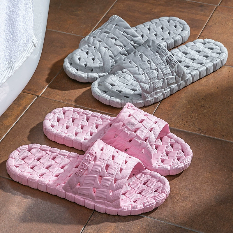 Тапочки для ванной комнаты, нескользящие, из ПВХ, против запаха, бытовая обувь, протекающие, быстросохнущие, вырезанные тапочки для мужчин и женщин, пары