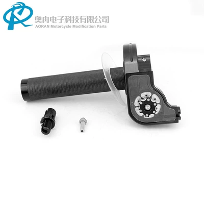 Motosiklet ləvazimatları və aksesuarları Large Twist Throttle, Cnc - black