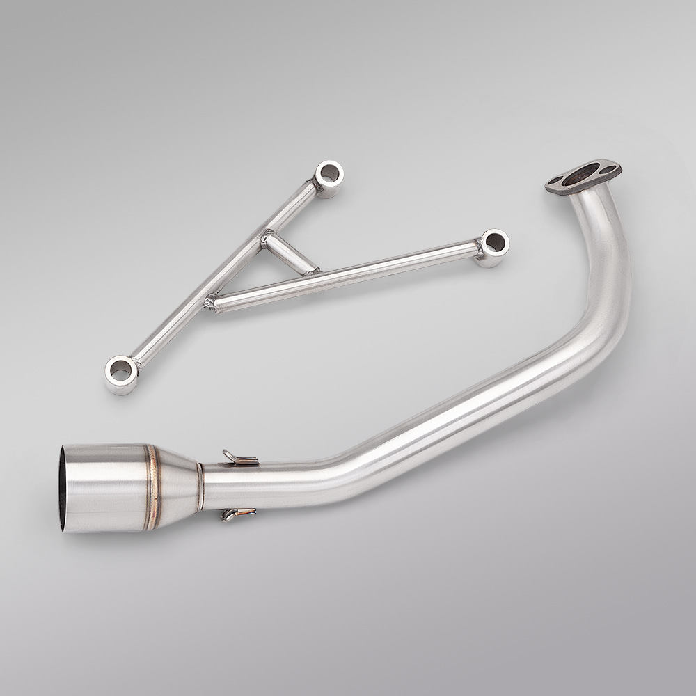Motorcycle Ns125La Stainless Steel Front Exhaust Pipe Tail Muffler Set Scorpio Sc Yoshimura Tail Section