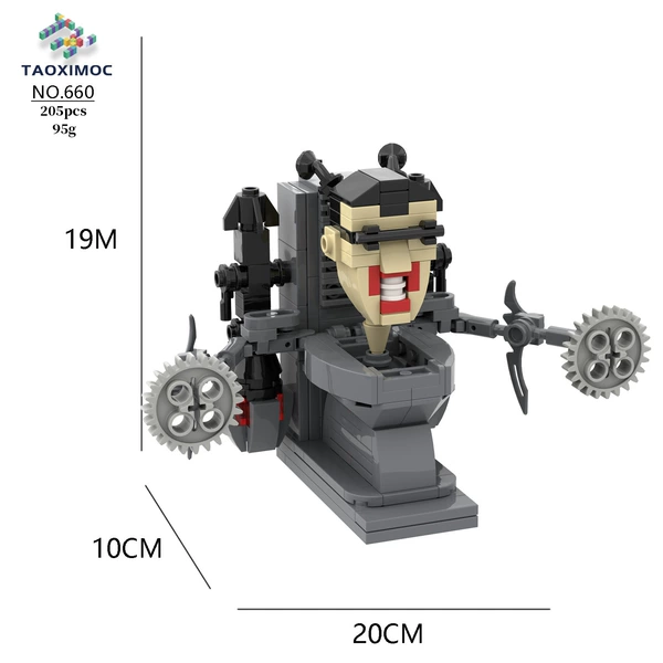 660 double chainsaw toilet man