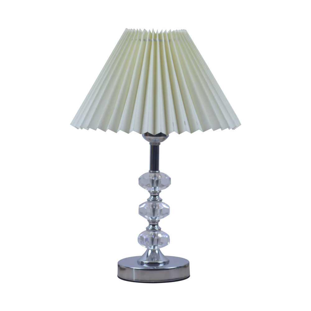 De estilo europeo moderno minimalista dormitorio mesita de noche sala de estar comedor atmosférica botón creativo sala de bodas habitación de la princesa de cristal pequeña lámpara de mesa