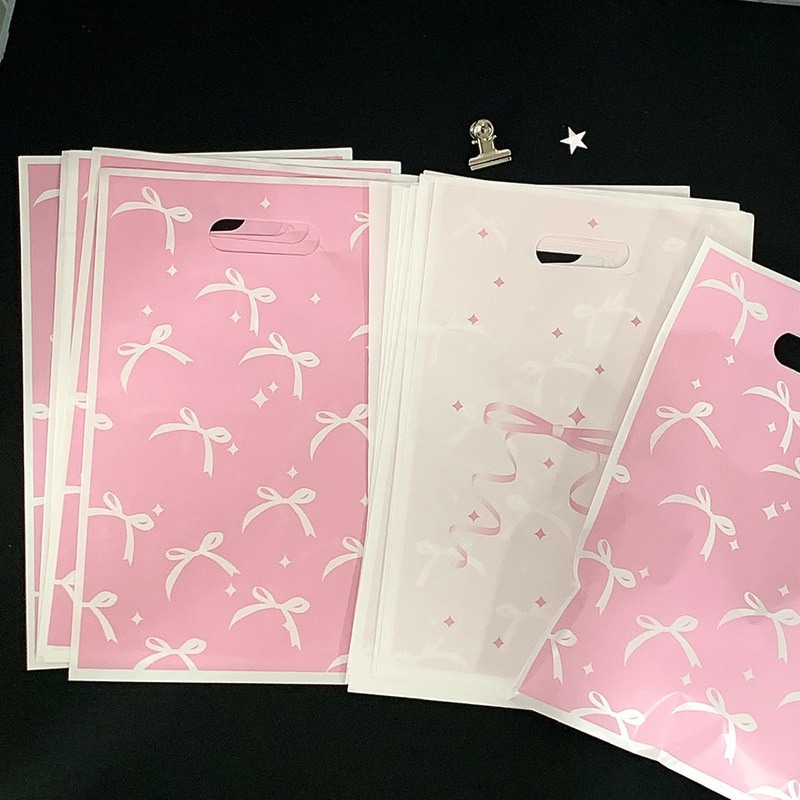 Pink Bow Tote Bag, Cute and Portable, for Packaging Small Cards, Cultural and Creative Materials, Birthday Gifts, Candy Gifts Pink Bow Tote Bag, Cute and Portable, for Packaging Small Cards, Cultural and Creative Materials, Birthday Gifts, Candy Gifts
