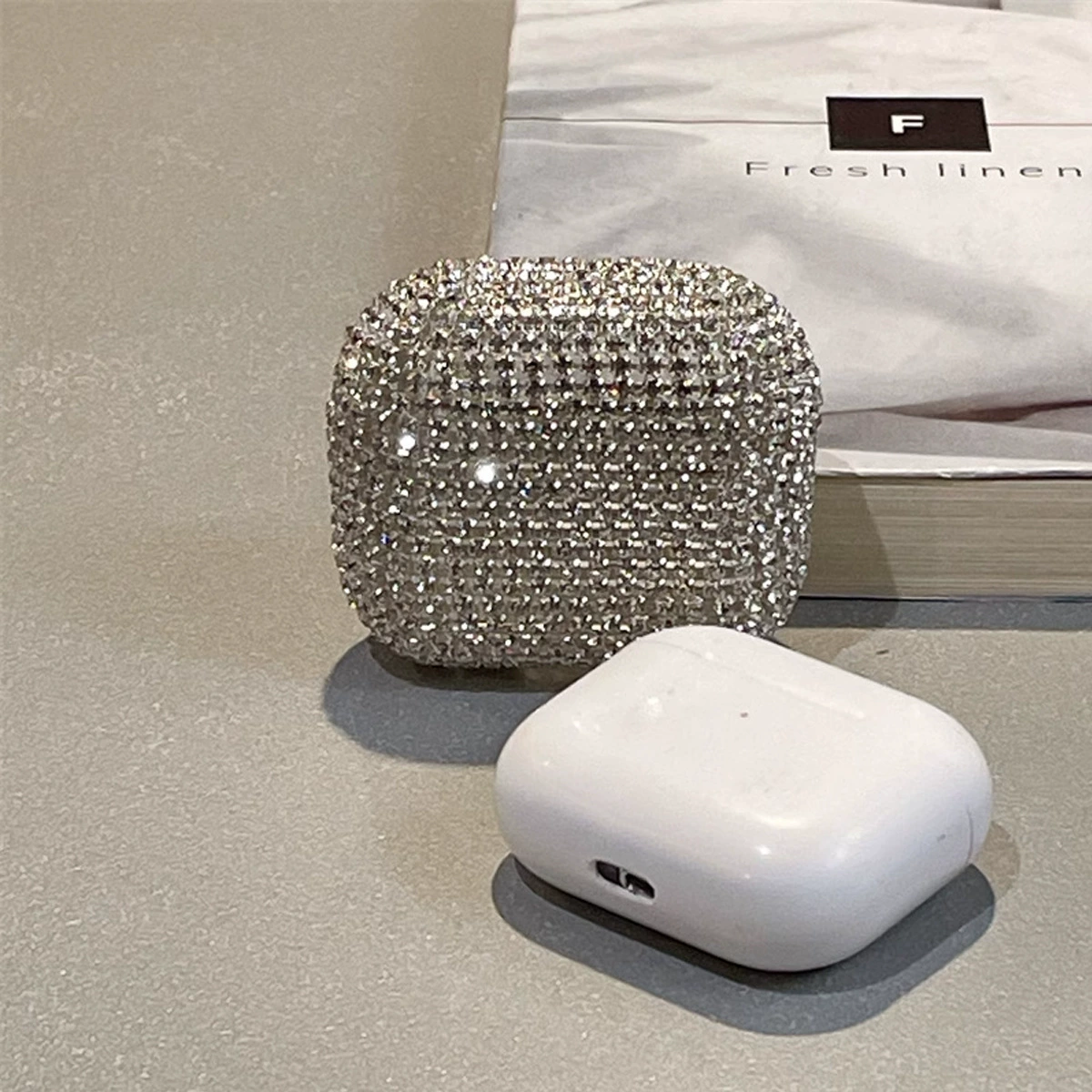Apple, серебристые совместимые наушники, 2/3/4/5, Bluetooth
