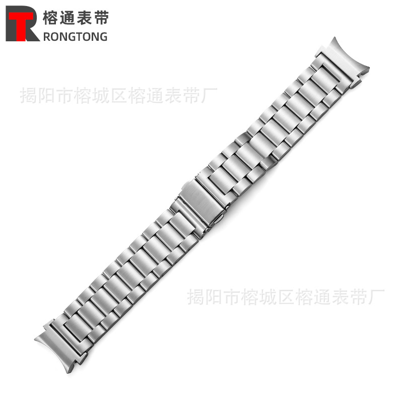 Para Galaxy watch Ultra/7/6/5 banda de acero 40/42/43/44/45/46/47 cuentas sólidas