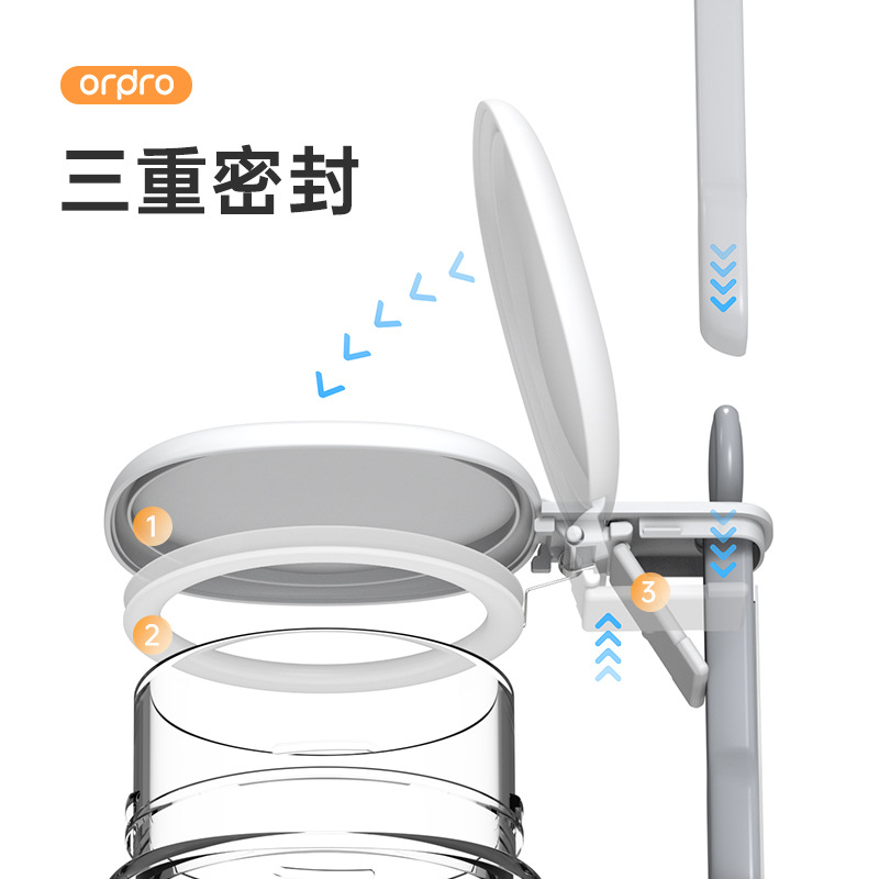 Ordpro caja de condimento autoabierta bandeja de condimento de almacenamiento de cocina doméstica tanque de sal tanque de condimento combinación de almacenamiento de botella de condimento