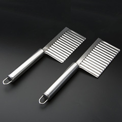 Multifunctional Commercial Use Serrated Potato Wavy Knife Household Deep Groove Thick Langya Potato Flower Shaped French Fries Knife