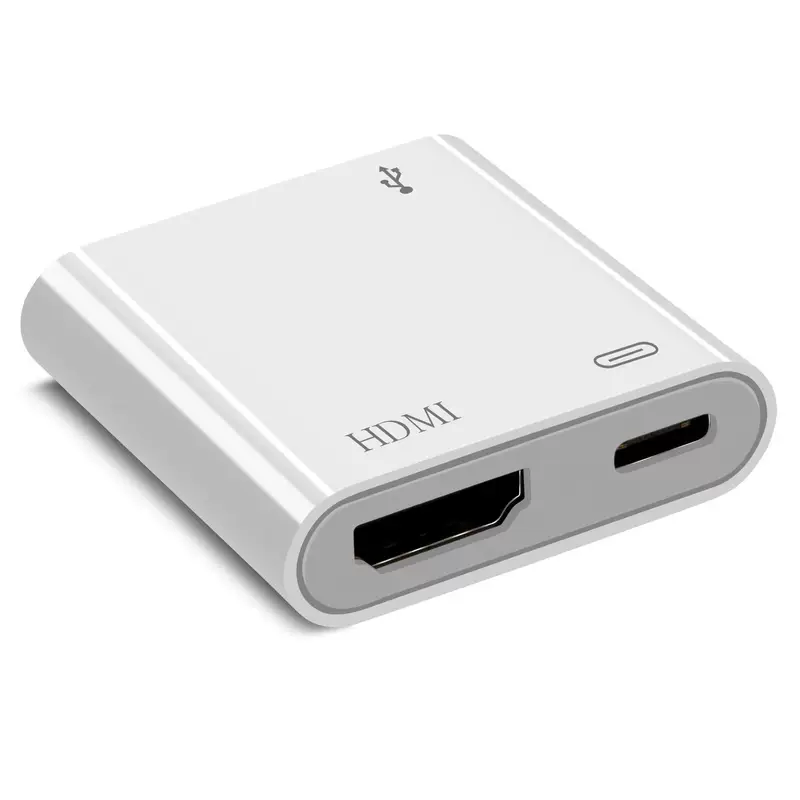 Конвертер HDMI совместим с iPhone, iPad, система iOS, USB интерфейс, адаптер 2-в-1, новый продукт