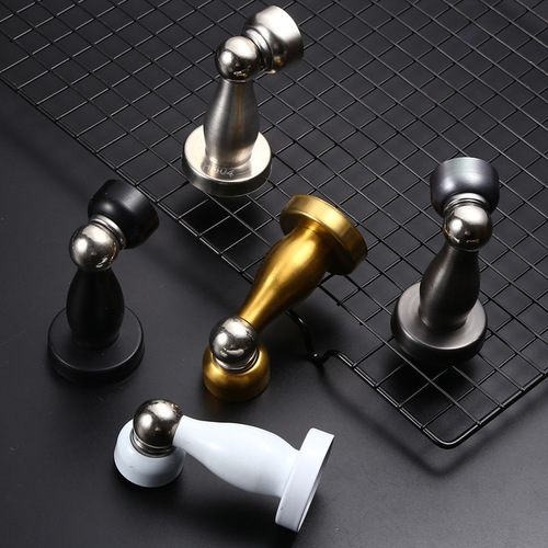 Directly supplied from the manufacturer, stainless steel door absorbers, silent anti-collision magnet door stops, stainless steel bedroom door ceiling door stoppers, door stoppers