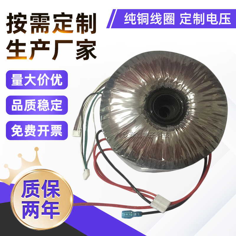 600W高频变压器 灌封式环型全铜线小家电音响单相高频变压器