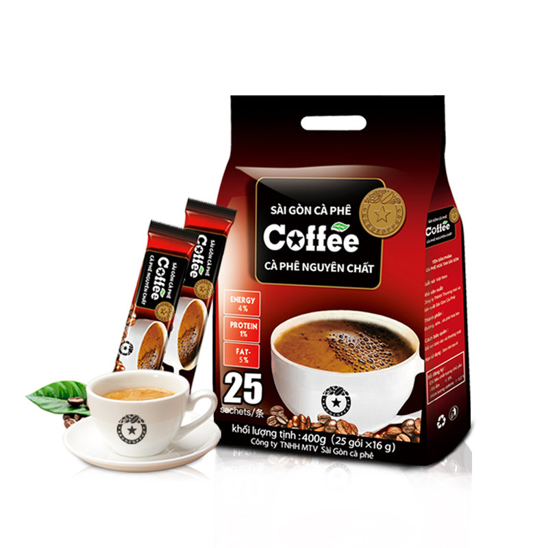 Vietnam Saigon Coffee Original Three-In-One Instant Coffee 400g Instant Coffee Powder 25 Bags Vietnam Saigon Coffee Original Three-In-One Instant Coffee 400g Instant Coffee Powder 25 Bags