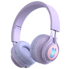 BT06C+head -dressed Bluetooth header wired wireless cute light emitting RGB children's headset music girl headset