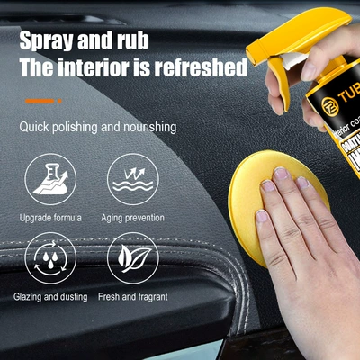 interior coating agent leather coating: Cleaning/curing agent