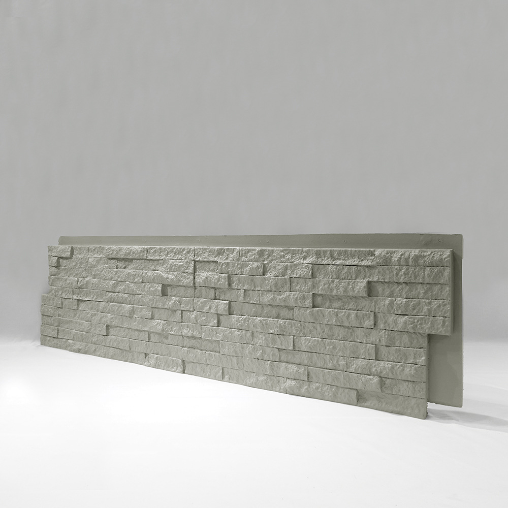 PU piedra de agua pequeña roca ladrillo cultural ligero hotel tablero de fondo pared pared pared exterior piedra larga patio muro cortina de agua piedra