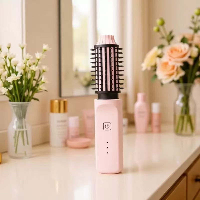 Cross-Border Rechargeable Curling Iron, Fluffy Styling, Water Ripple Egg Curling Iron, Curling and Straightening Comb, Does Not Damage Hair, Hair Replacement