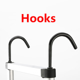 Телескопическая лестница алюминиевого сплава для домохозяйств высококачественных аксессуаров крючки односторонний лифт