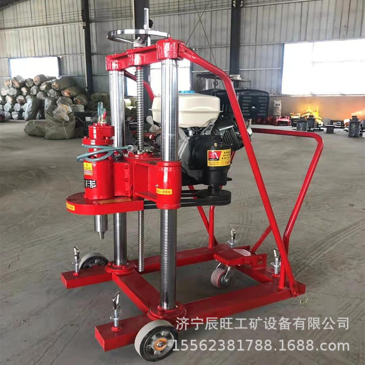 厂销售电启动路面钻孔取芯机 高速公路路肩混凝土钻孔取芯机