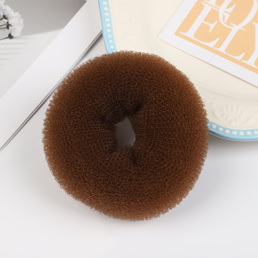 Ball-head doughnut cone para el cabello de chicas coreanas lindas Ball-head cone para el cabello flojo no daña toque de cabello