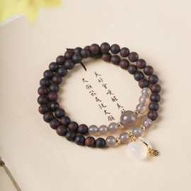 厂家直销天然高端精品老料降真香手串手链佛珠文玩直播货源可代发