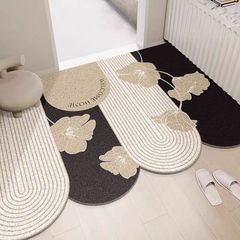 入戸ドアマット高級感シンプルな玄関シルクリング滑り止めマット家庭の入り口で泥をこすって汚れに強いマット