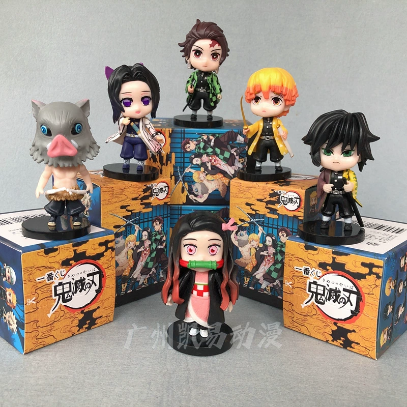 Демон-рейзер: Нож: Blind Box Танжио Beanstone Pole Cartoon Anime Ornament Детские подарки Галерея игрушек