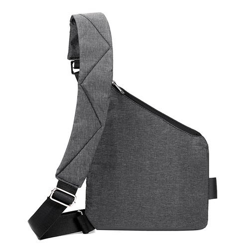 Men's chest bag  new wholesale Korean fashion trend crossbody bag large capacity multi-layer portable shoulder bag