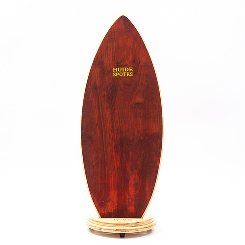 Manufacturer's Fish-Shaped Surfboard Balance Board Wooden Land Surf Fitness Board Ski Yoga Training Core Board Live Stream