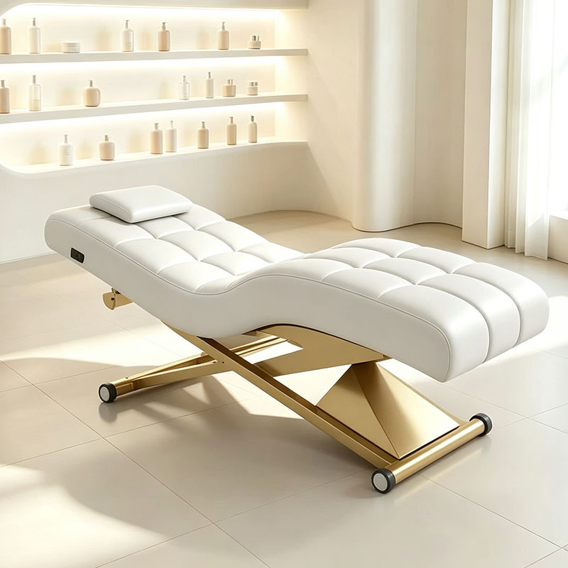 Cama de belleza eléctrica de alta gama transfronteriza, cama de pestañas de belleza spa, cama de masaje en forma de s, cama de bordado de belleza image 4