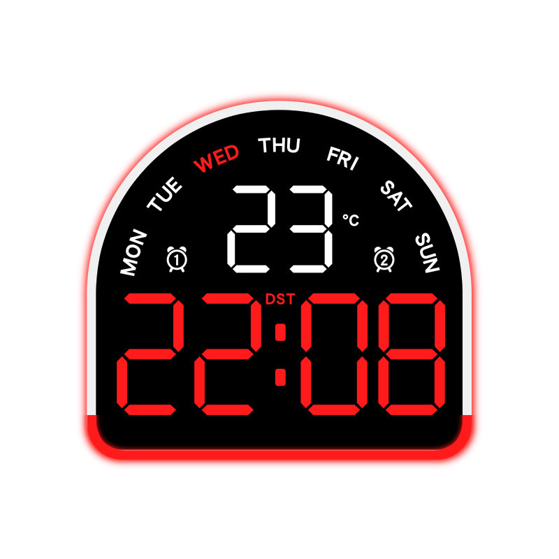 Nuevo reloj electrónico LED de luz de atmósfera reloj multifuncional de iluminación doméstica mostrando la temperatura del reloj de mesa 552