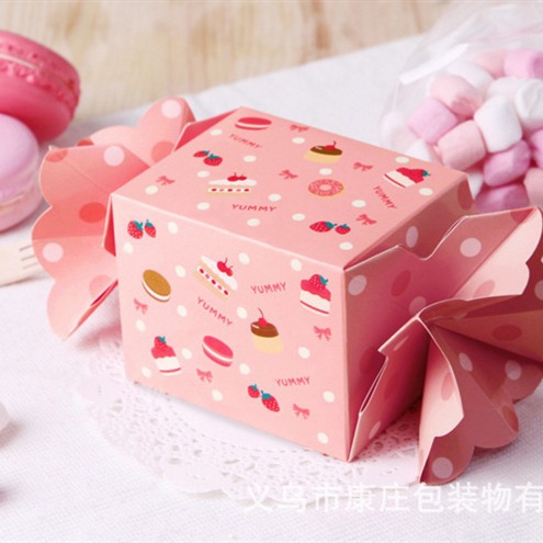 结婚糖果盒 婚庆用品喜糖盒 巧克力糖包装盒马卡龙牛轧糖棉花糖盒
